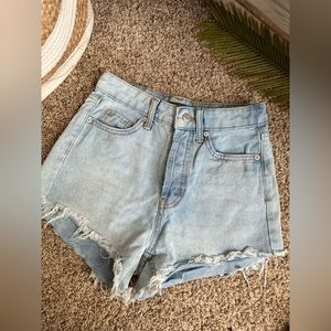 Target highest-rise De Tiro muy alto shorts